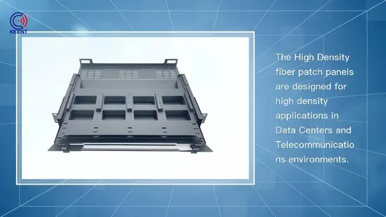 Kexint 48 Sc Port Rack Type Patch Panel Optical Distribution Frame 