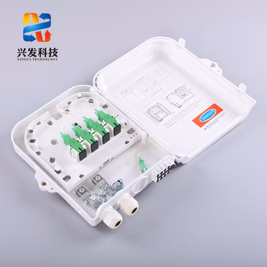 ABS+PC Optical Distribution 1X8 FTTH Optic Fiber Termination Box 5%off