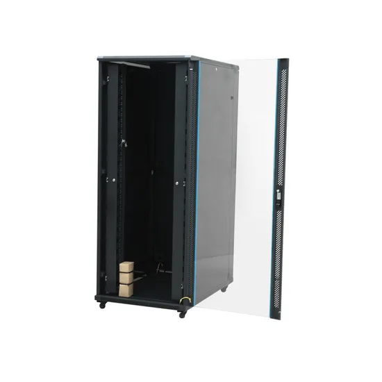 Steel Network Cabinet with Integrated Power Distribution 