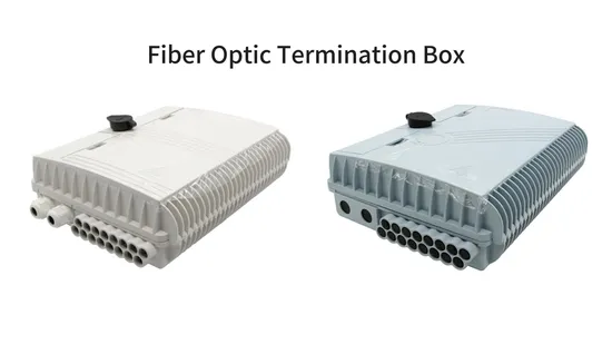 FTTH 4Core Fiber Optic Termination Box SC Simplex Type Plastic Housing 