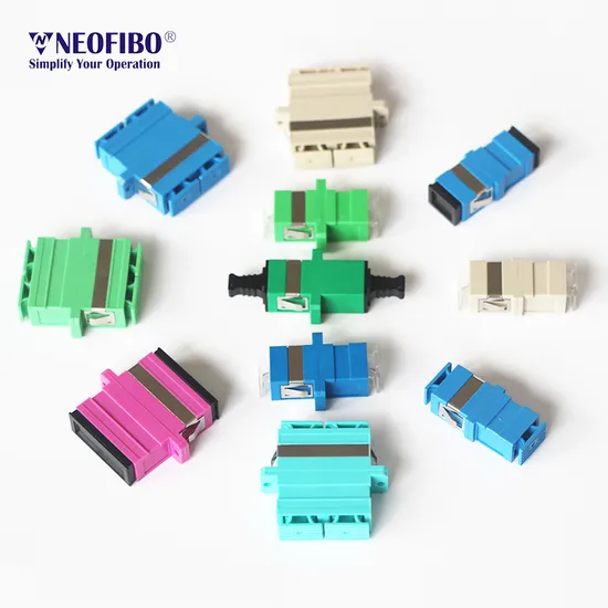 Neofibo Sc Sx Adapter Patch Cord Adapter Fiber Adapter Cable to Fiber Optic Adapter 2.5mm Optical Fiber Optic Cable Adapters 