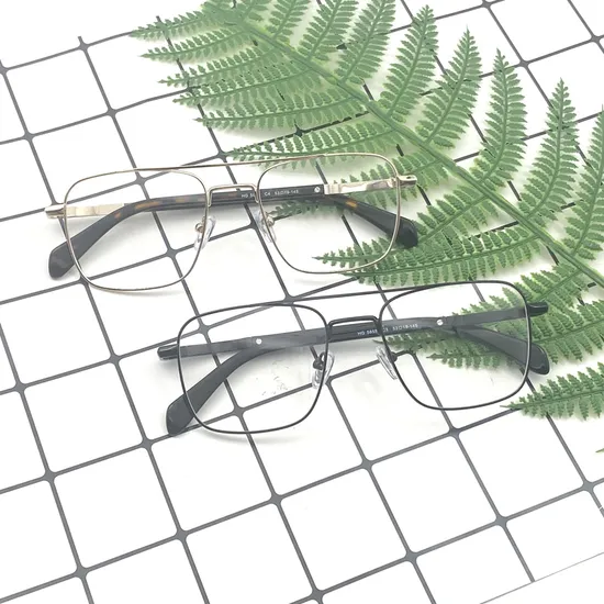 Stainless Metal Optical Glasses Optical Distribution Frame Eyeglass Frames CE Men 