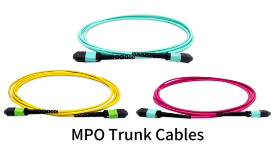 MPO to LC Breakout Cable From 8 to 24 Fibers For QSFP to SFP Connections 