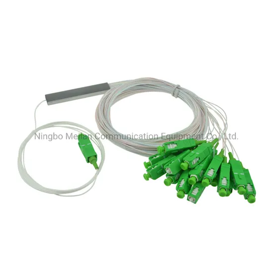 1*4 0.9mm APC Upc Optical PLC Splitter with Sc Connector 