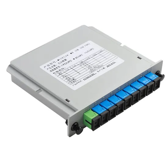 PLC Optical Fiber Splitter with Plug