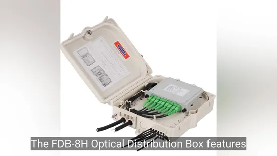 12 Output Outdoor Optic Distribution Box with Cassette Splitter 